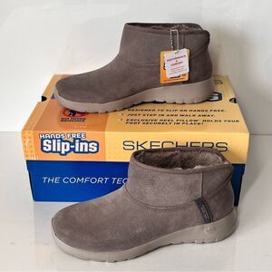 Skechers Slip-ins On-the -GO Joy AlwaysCozy Water Repellent Suede Boot